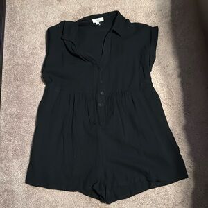 Entro brand black romper - size large - used, like new condition (worn 1x)